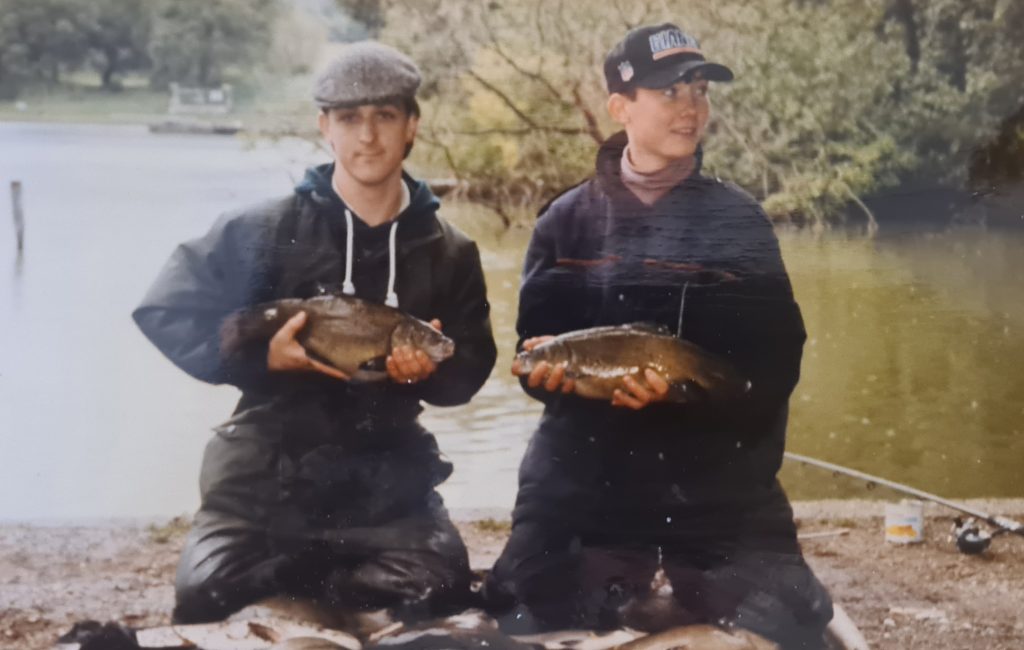 John Grant & I at Carp Corner on Highgate 2nd Pond