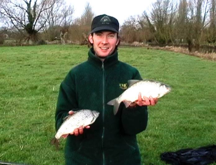A brace of Hants Avon Roach, almost 2lb!